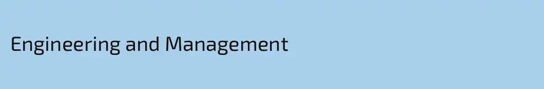 Engineering and Management 